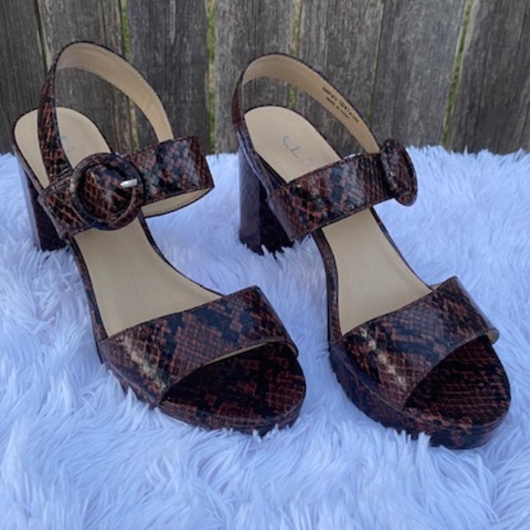 NIB Laundry Python Platform Sandals - Picture 4 of 10